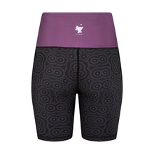 Load image into Gallery viewer, Signature Purple High Rise Biker Shorts